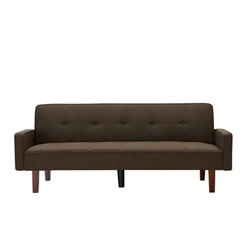 Тапициран с бельо диван Futon